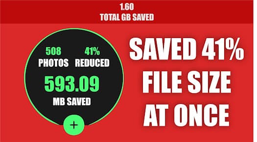 how to reduce multiple photo size at once without losing quality