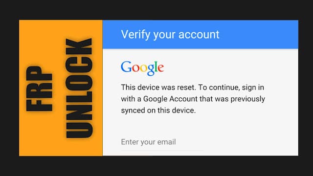 How to remove FRP lock on android devices?