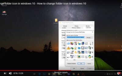STEPS: How to Change folder icon?